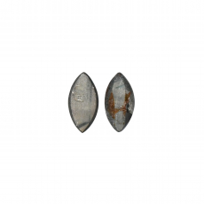 Black Star Sapphire Cab Marquise 12x6mm Matching Pair Approximately 5 Carat