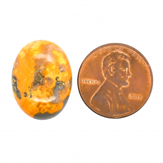 Bumble Bee Jasper Cab Oval 20x15mm Single Piece Approximately 13 Carat
