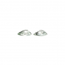 Green Amethyst Pear Shape 12x8mm Matching Pair Approximately 5 Carat